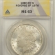 New Certified Coins 1880/79-CC REVERSE OF 1878 MORGAN DOLLAR PCGS MS-64, FRESH & PRETTY!