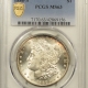 New Certified Coins 1885-S MORGAN DOLLAR PCGS MS-63+ PRETTY & PQ!