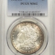 New Certified Coins 1890-CC MORGAN DOLLAR NGC MS-64, SNOW WHITE!