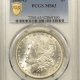 New Certified Coins 1890-CC MORGAN DOLLAR PCGS MS-63 REALLY PRETTY, CHOICE!