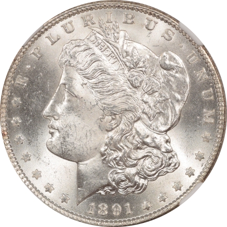 New Certified Coins 1891-S MORGAN DOLLAR NGC MS-63