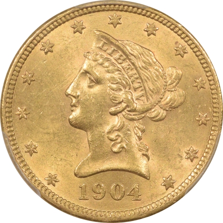 New Certified Coins 1904-O $10 INDIAN GOLD PCGS MS-62