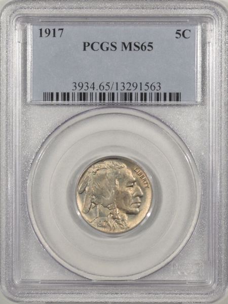 New Certified Coins 1917 BUFFALO NICKEL – PCGS MS-65 FRESH & PREMIUM QUALITY!