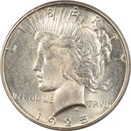 New Certified Coins 1925-S PEACE DOLLAR PCGS MS-63, BLAST WHITE & NICE!