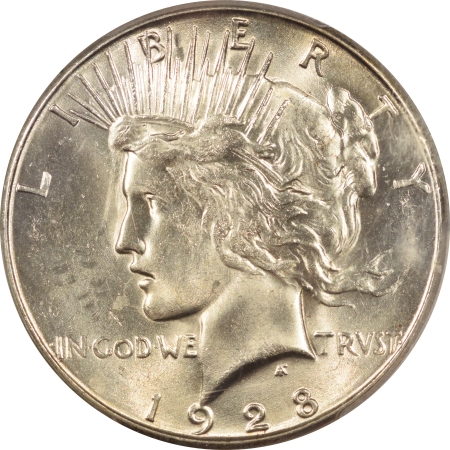 New Certified Coins 1928-S PEACE DOLLAR PCGS MS-63, FLASHY & PQ!