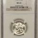 New Certified Coins 1946-S WASHINGTON QUARTER – PCGS MS-65 BLAST WHITE!
