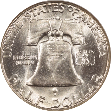 New Certified Coins 1954-S FRANKLIN HALF DOLLAR – NGC MS-65 FBL BLAST WHITE GEM!