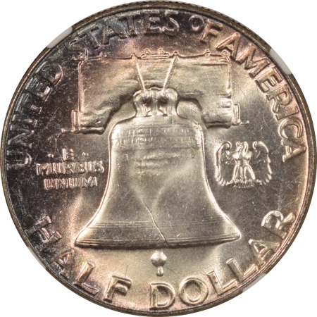 New Certified Coins 1957 FRANKLIN HALF DOLLAR – NGC MS-65 FBL FRESH, PRETTY!