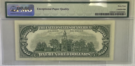 New Certified Coins 1966 $100 RED SEAL U.S. LEGAL TENDER NOTE FR-1550 PMG CHOICE UNCIRCULATED 64 EPQ