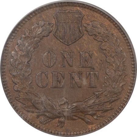New Store Items 1873 INDIAN CENT OPEN 3, S-6 EAGLE EYE – PCGS MS-60 BN