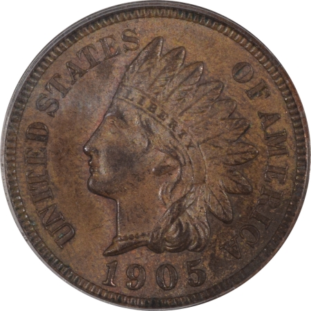 New Store Items 1905 INDIAN CENT – PCGS MS-63 BN