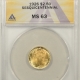 U.S. Certified Coins 1947-S BOOKER T WASHINGTON COMMEMORATIVE HALF DOLLAR – PCGS MS-65