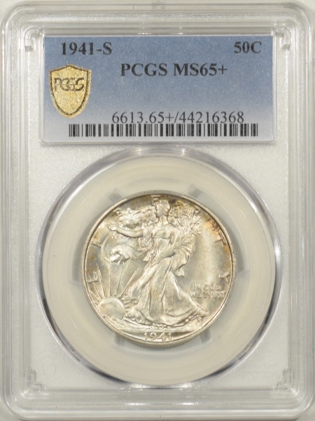 U.S. Certified Coins 1941-S WALKING LIBERTY HALF DOLLAR – PCGS MS-65+