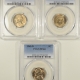 U.S. Certified Coins 1950 1951-S 1952-S 1962 JEFFERSON NICKELS LOT OF 4 – PCGS MS-66/66/65/65