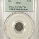 New Store Items 1834 CAPPED BUST HALF DIME PCGS MS-64, OGH, PQ+!