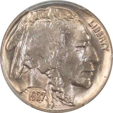 CAC Approved Coins 1937-D BUFFALO NICKEL – 3 LEGS PCGS MS-65+ CAC! GORGEOUS, PQ, KEY-DATE!