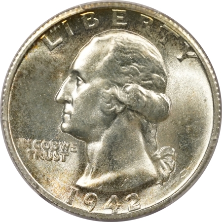 Coin World/Numismatic News Featured Coins 1942-S WASHINGTON QUARTER – PCGS MS-66+ FRESH & PREMIUM QUALITY!