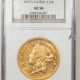 New Store Items 1869-S $20 LIBERTY HEAD GOLD – PCGS XF-40 OLD GREEN HOLDER, PREMIUM QUALITY!
