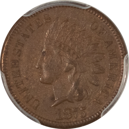 New Store Items 1875 INDIAN CENT – PCGS AU-53