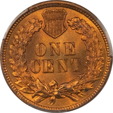 New Store Items 1880 INDIAN CENT PCGS MS-65 RD CAC, BLAZING RED, POP 4 CAC, TOUGH!