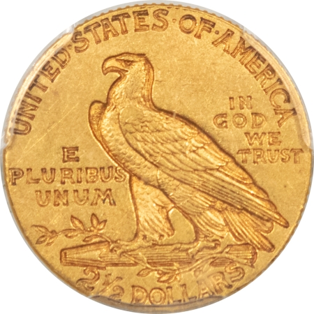 $2.50 1911-D $2.50 INDIAN HEAD GOLD – STRONG D – PCGS AU-53