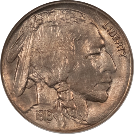 CAC Approved Coins 1916 BUFFALO NICKEL – NGC MS-65 PRETTY, PREMIUM QUALITY & CAC APPROVED!