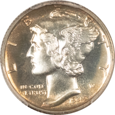 New Store Items 1942 MERCURY DIME – PCGS PR-67+ STUNNING, PREMIUM QUALITY & CAC APPROVED!