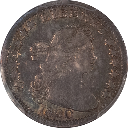 Draped Bust Half Dimes 1800 DRAPED BUST HALF DIME, LIBEKTY, PCGS VF-35, PRETTY & PQ, LOOKS XF!