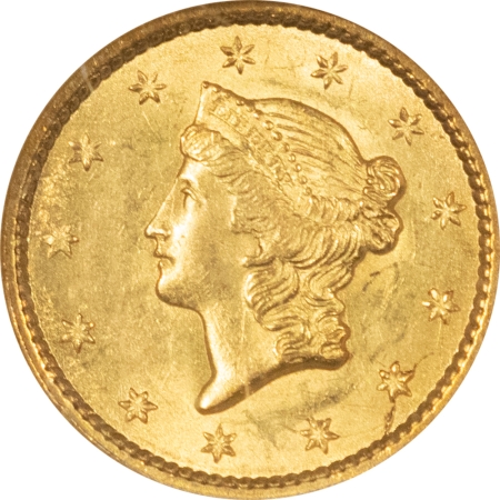 $1 1851 GOLD DOLLAR – NGC MS-63 CHOICE!