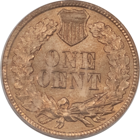 CAC Approved Coins 1860 INDIAN CENT – PCGS MS-63 OLD GREEN HOLDER, PREMIUM QUALITY++ CAC APPROVED!
