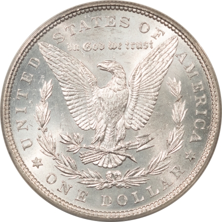 Morgan Dollars 1878 REVERSE OF 1879 MORGAN DOLLAR – VAM 201 – ANACS MS-63 WHITE!