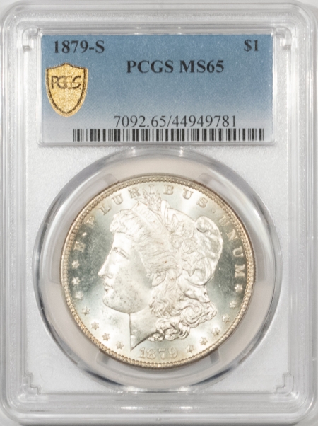 Morgan Dollars 1879-S MORGAN DOLLAR PCGS MS-65