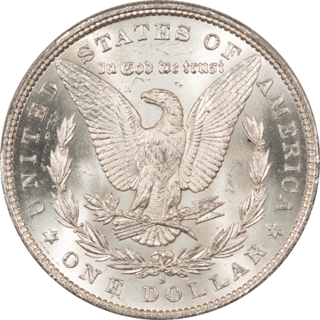 Morgan Dollars 1880/9-S MORGAN DOLLAR – PCGS MS-64, BLAST WHITE