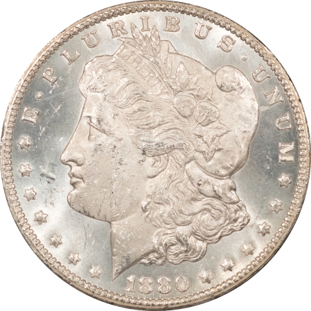 Morgan Dollars 1880-CC 8/7 REV OF 78 MORGAN DOLLAR GSA – BU WITH BOX AND CARD, FRESH & FROSTY!