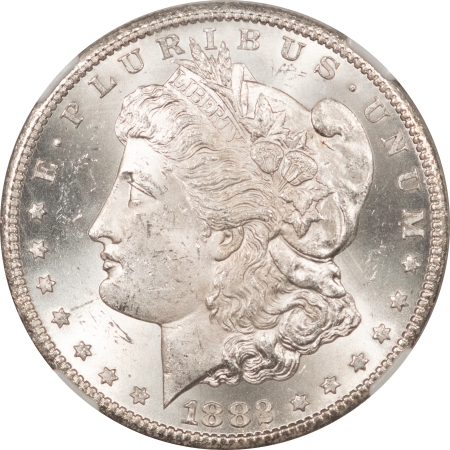 Morgan Dollars 1882-CC MORGAN DOLLAR – NGC MS-63 BLAST WHITE!