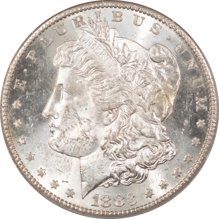 CAC Approved Coins 1883-S MORGAN DOLLAR – PCGS MS-62 OGH, FLASHY, PREMIUM QUALITY & CAC APPROVED!