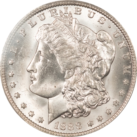 Morgan Dollars 1888-O MORGAN DOLLAR – PCGS MS-64 BLAST WHITE