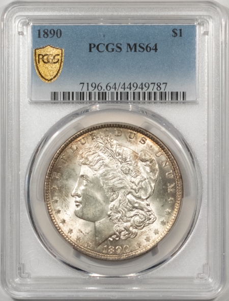 Morgan Dollars 1890 MORGAN DOLLAR PCGS MS-64