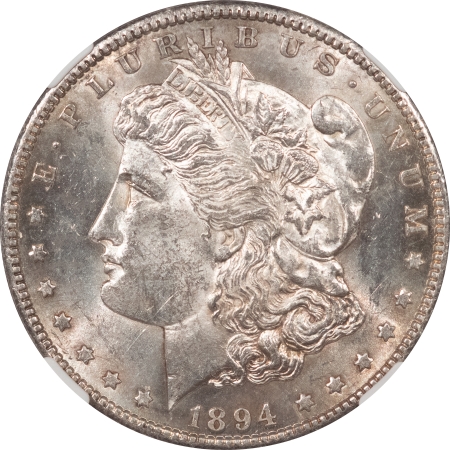 Morgan Dollars 1894-S MORGAN DOLLAR – NGC MS-62 FRESH & FLASHY!