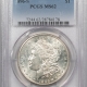 Morgan Dollars 1892-CC MORGAN DOLLAR – PCGS XF-45, PLEASING ORIGINAL