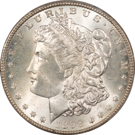 Morgan Dollars 1898-O MORGAN DOLLAR – PCGS MS-65, FRESH WHITE!