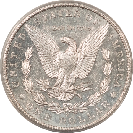 Morgan Dollars 1900-S MORGAN DOLLAR – ANACS AU-58 PL, TOUGH PROOFLIKE!