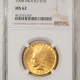 $10 1907 $10 LIBERTY GOLD – PCGS MS-62