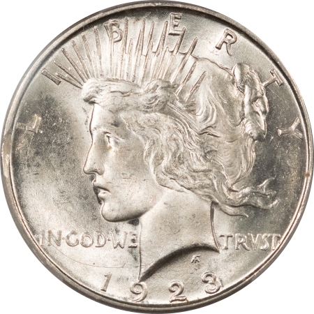 New Certified Coins 1923-D PEACE DOLLAR – PCGS MS-65 FRESH WHITE GEM!