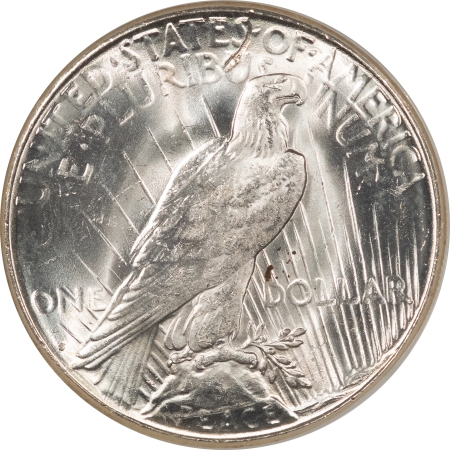 Peace Dollars 1923-S PEACE DOLLAR – NGC MS-64 BLAZING WHITE!