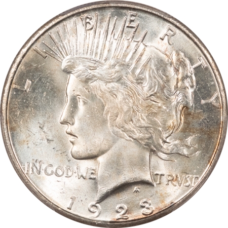 New Certified Coins 1923-S PEACE DOLLAR – PCGS MS-63 WHITE!