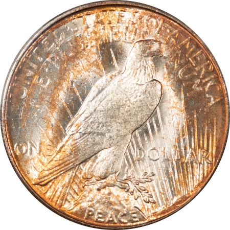 New Certified Coins 1923-S PEACE DOLLAR – PCGS MS-64, GORGEOUS COLOR & PREMIUM QUALITY++!