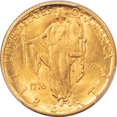 Gold 1926 $2.50 SESQUICENTENNIAL GOLD COMMEMORATIVE – PCGS MS-63