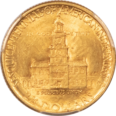 Gold 1926 $2.50 SESQUICENTENNIAL GOLD COMMEMORATIVE – PCGS MS-63