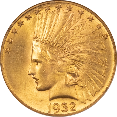 $10 1932 $10 INDIAN GOLD – NGC MS-64 FRESH & PREMIUM QUALITY!